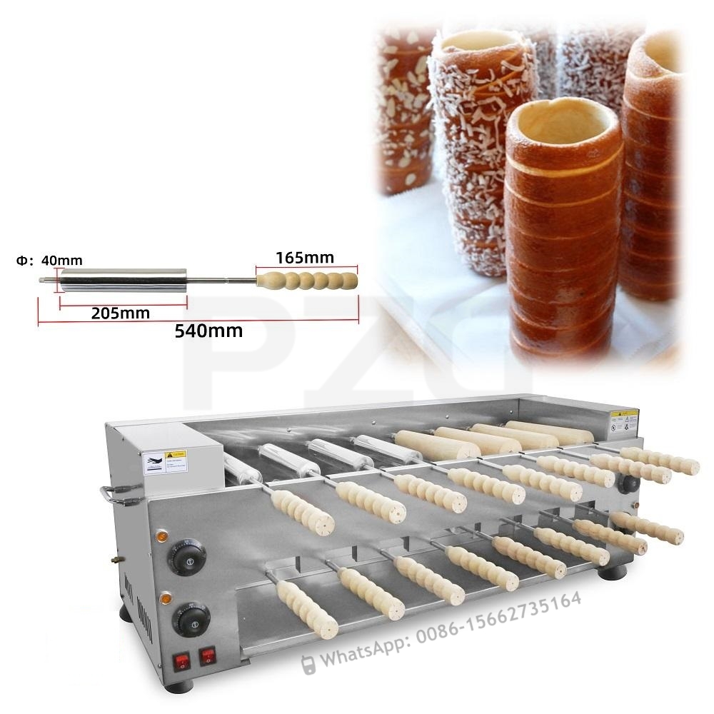 Waffle Cone Maker - Maszyna do pieczenia ciasta kominkowego, grill