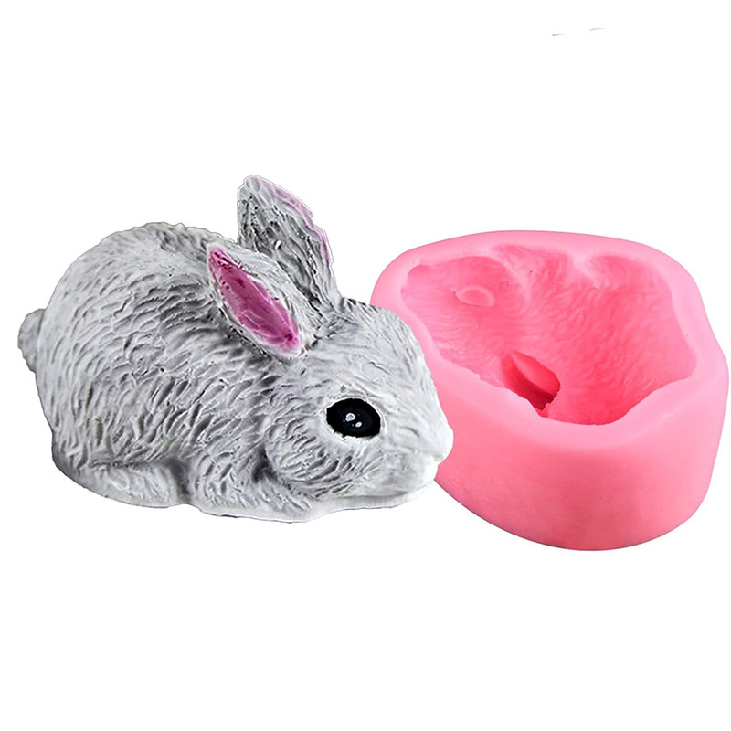 Bunny Cake Mold - 3D Królik Silikonowa forma do mydła