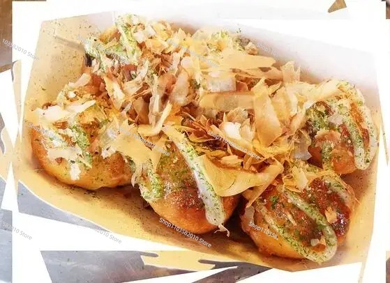 Takoyaki Grill Plate - Trzyblatowa gazowa maszyna do grillowania takoyaki,