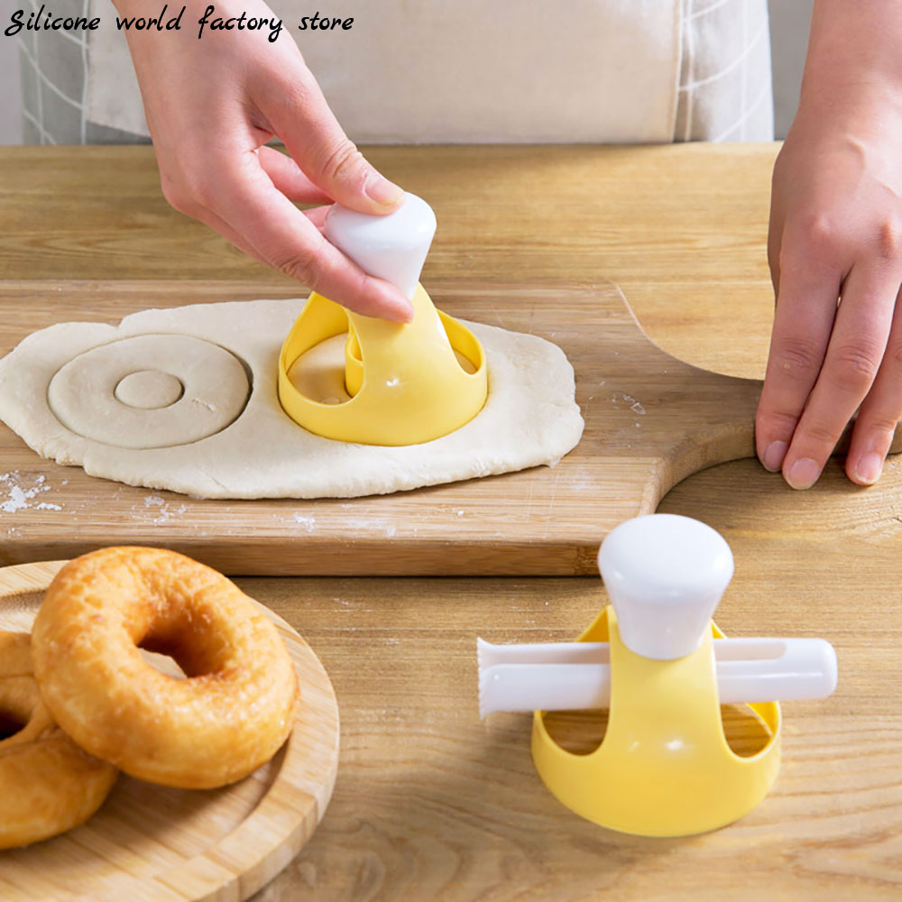 Donut Mold Silicone - Silikonowe narzędzie do pieczenia deserów, chleba,