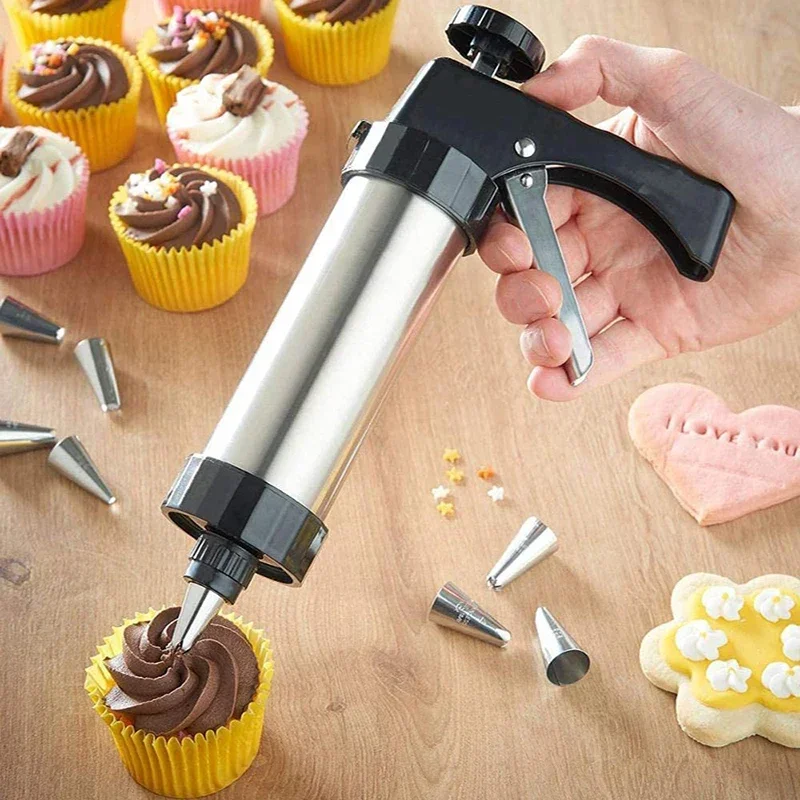 Churros Maker Gun - Zestaw do wyciskania ciastek ze stali