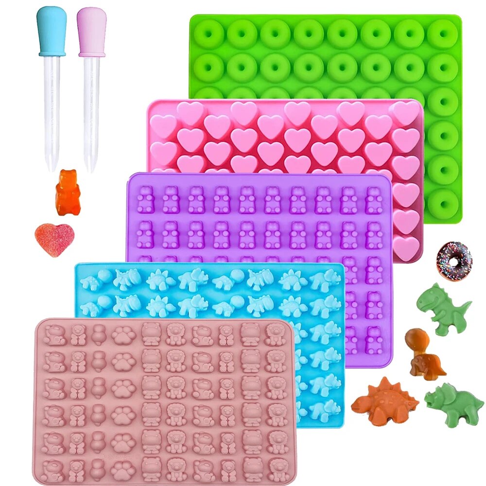 Donut Mold Silicone - Formy silikonowe do cukierków w kształcie