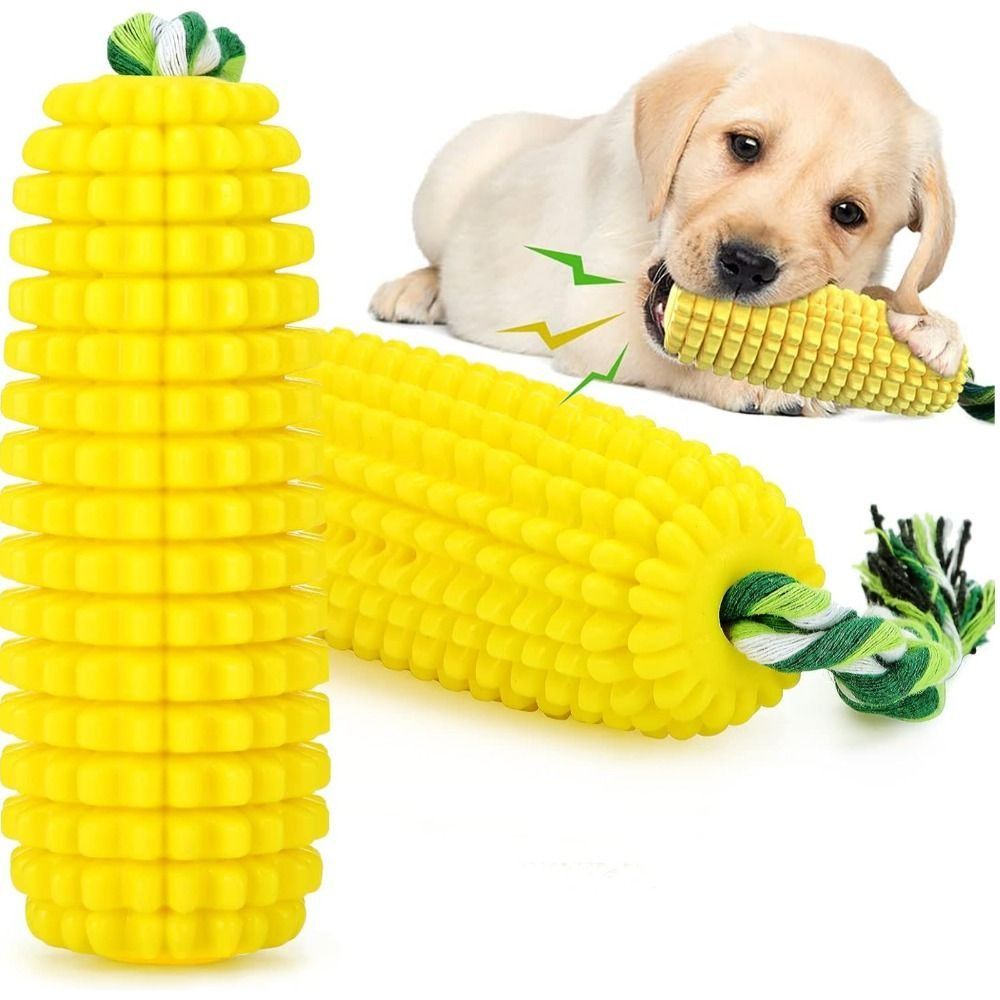 Corn Dog Stick - Wytrzymały gumowy gryzak dla psa w