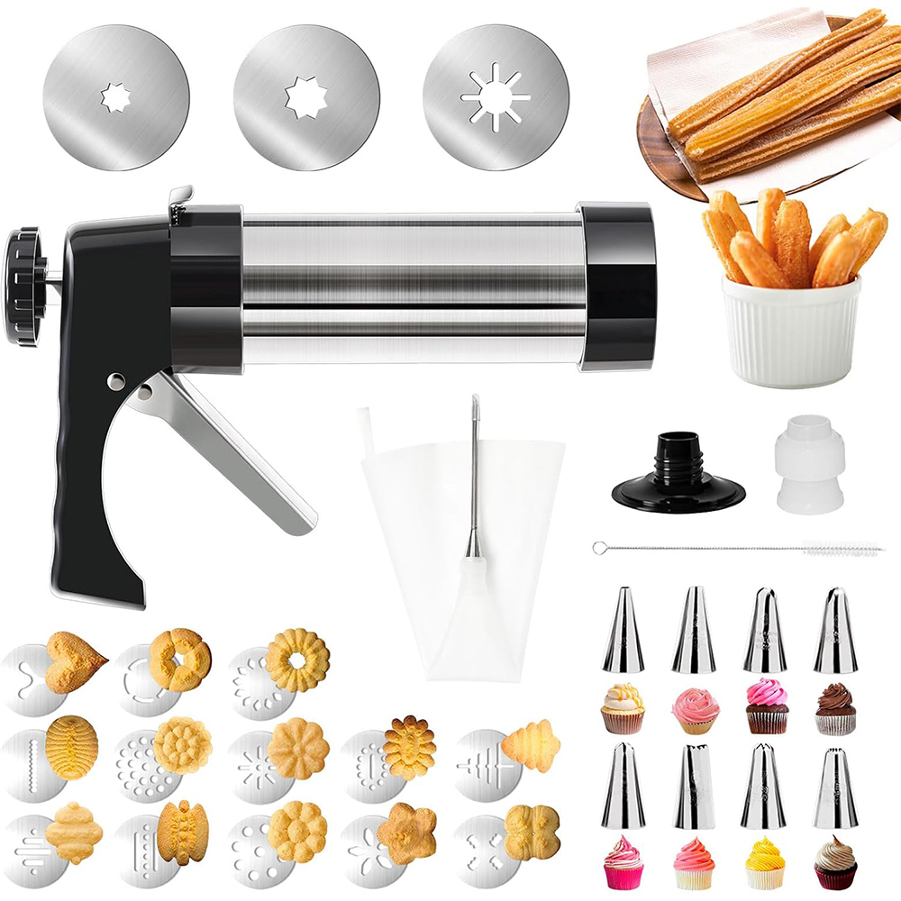 Churros Maker Gun - LMETJMA Zestaw 3 w 1 do