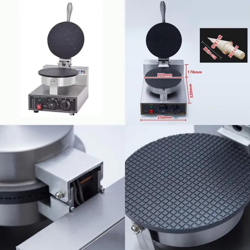 Waffle Cone Maker - Maszyny do przekąsek TEBAK, elektryczna maszyna