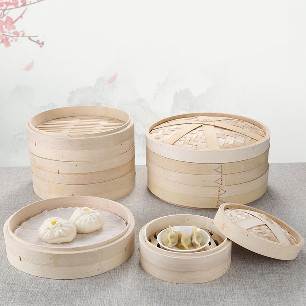 Bao Steamer Bamboo - Uchwyt Kosz do gotowania na parze