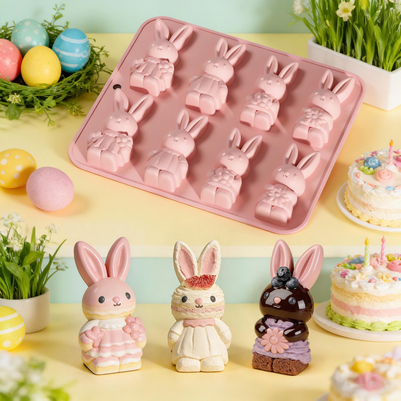 Bunny Cake Mold - Kreatywna silikonowa forma do ciasta w
