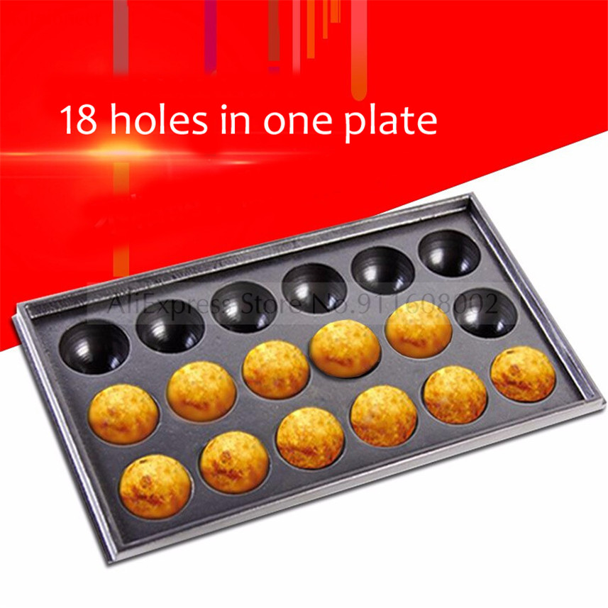 Takoyaki Grill Plate - 1 sztuka kul ośmiornicowych Płyta nieprzywierająca
