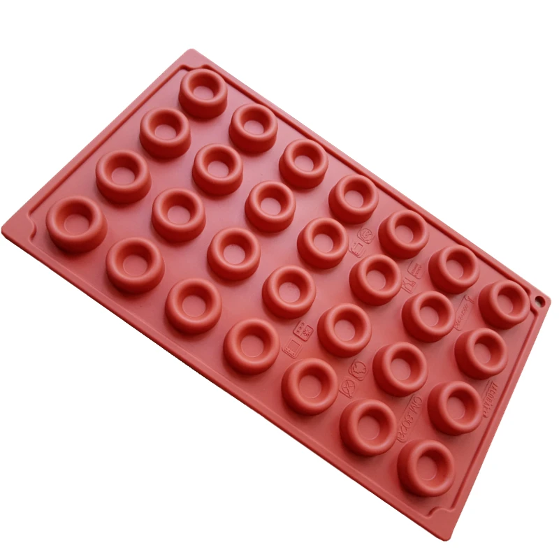 Donut Mold Silicone - Forma silikonowa do mini pączków, 28
