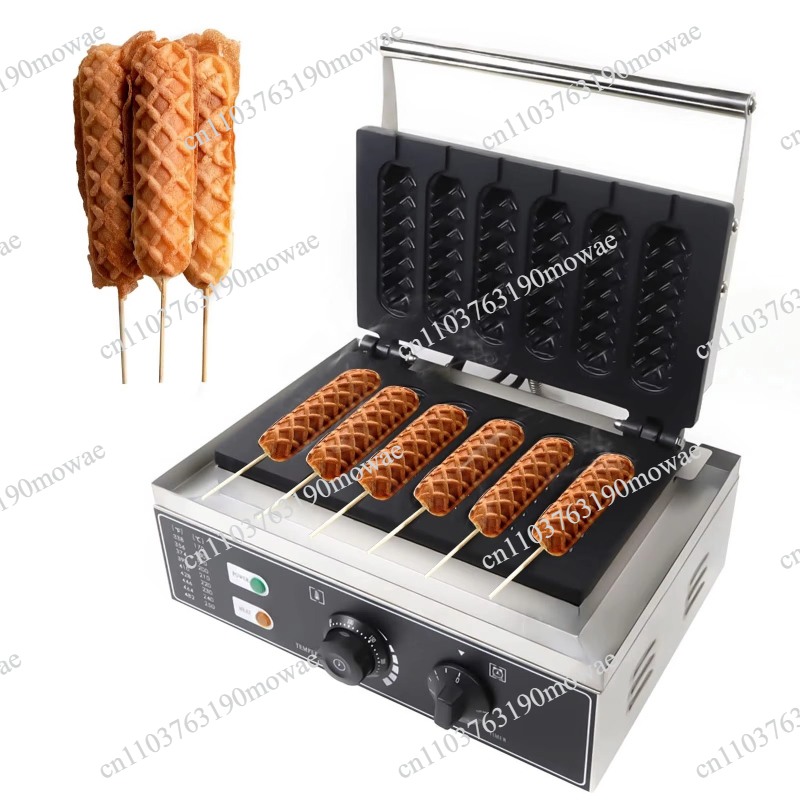 Corn Dog Stick - 6-częściowa nieprzywierająca maszyna do gofrów, maszyna