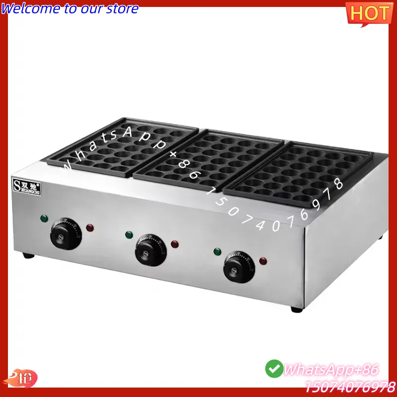 Takoyaki Grill Plate - Elektryczna maszyna do takoyaki z trzema