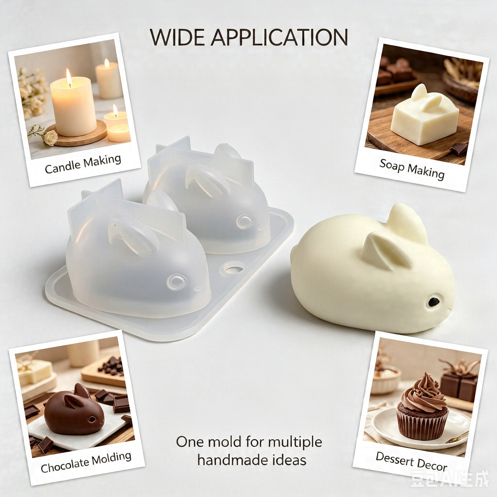 Forma silikonowa 3D Mini Króli – Bunny Cake Mold recenzja i cena