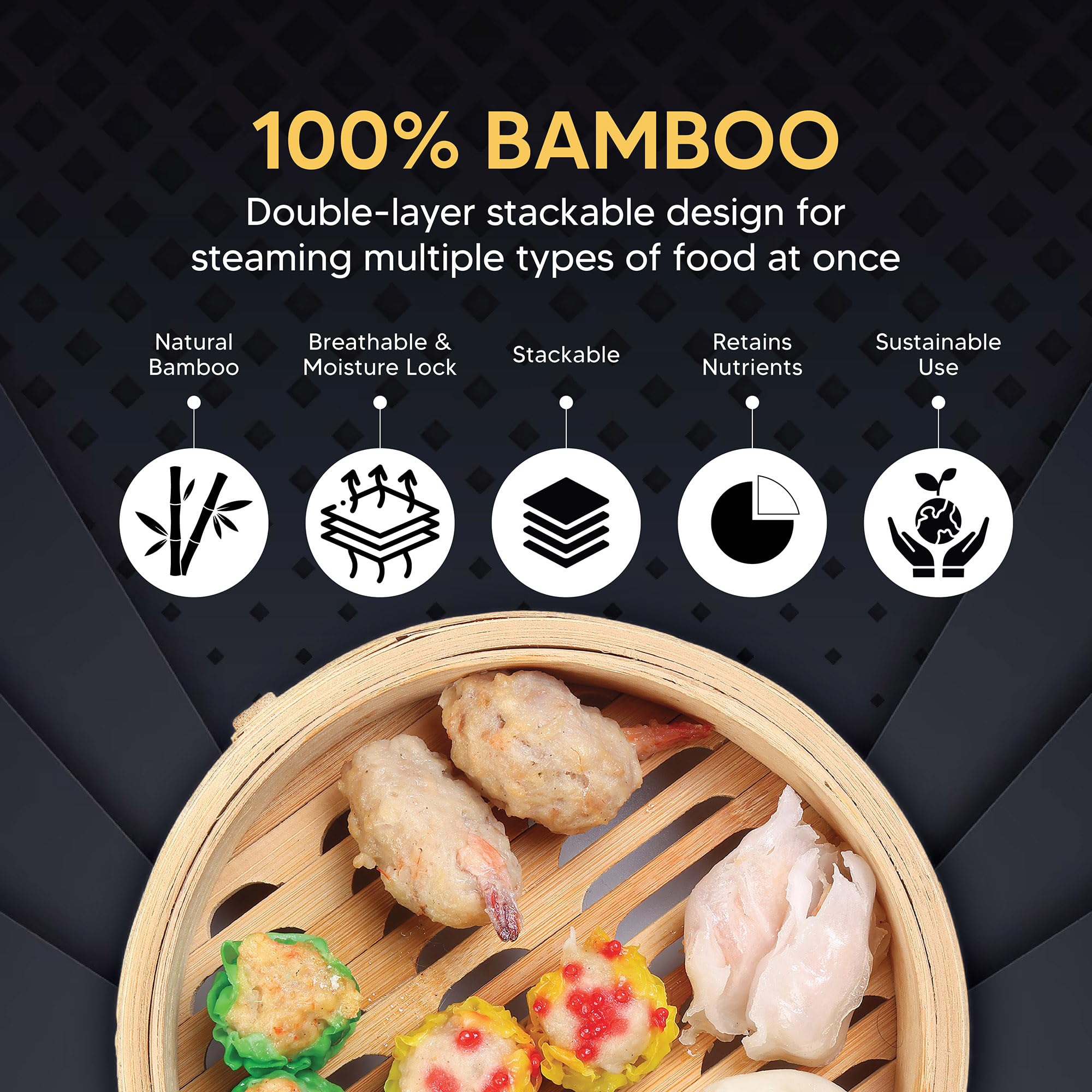 Parowar do żywności z bambusa  – Bao Steamer Bamboo recenzja i cena