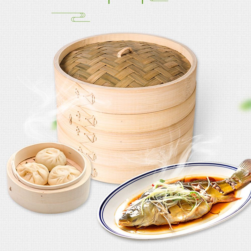 Chiński parowar bambusowy, par – Bao Steamer Bamboo recenzja i cena