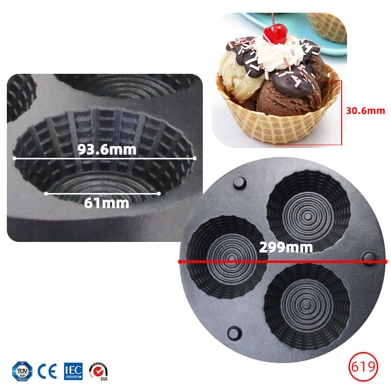 Profesjonalna maszyna do robie – Waffle Cone Maker recenzja i cena