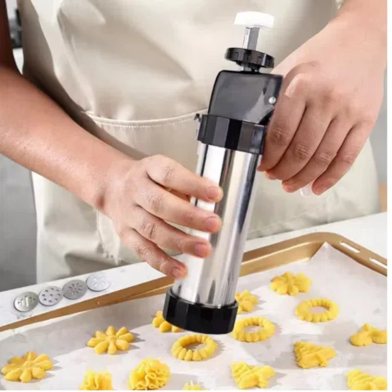 13Pcs/set DIY Manual Cookie Mo – Churros Maker Gun recenzja i cena