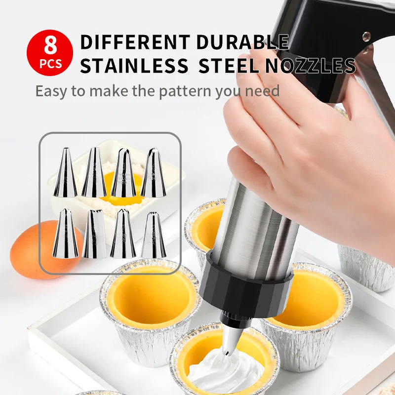 13Pcs/set DIY Manual Cookie Mo – Churros Maker Gun recenzja i cena