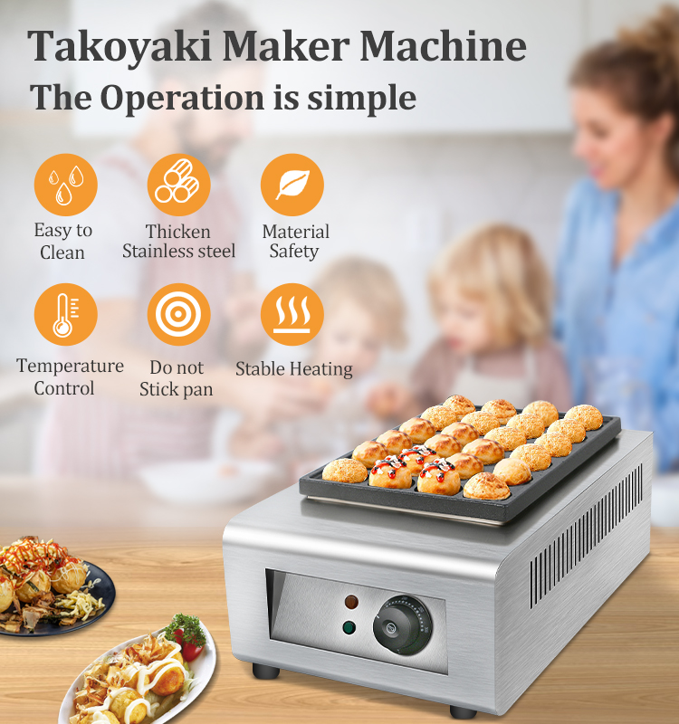 Profesjonalny, mocny elektrycz – Takoyaki Grill Plate recenzja i cena