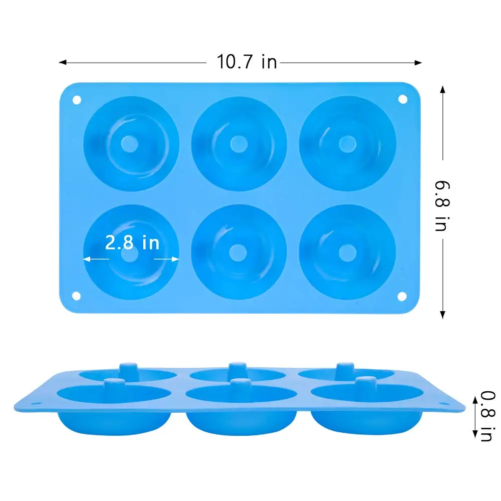 6 otworów silikonowe formy do  – Donut Mold Silicone recenzja i cena