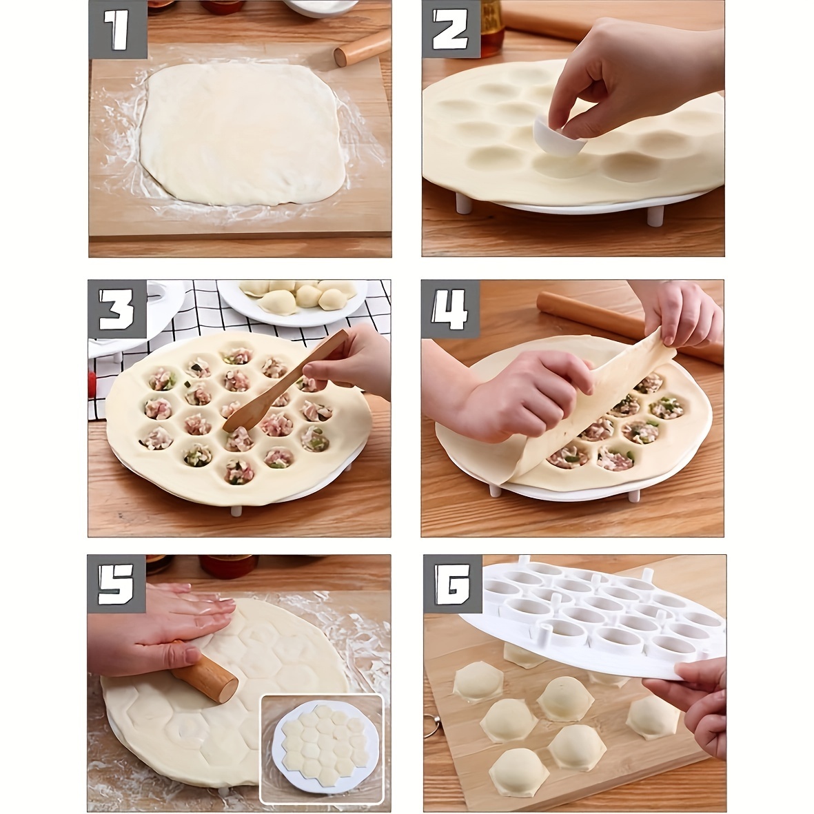 1 szt. - prosta chińska forma  – Dumpling Press Set recenzja i cena