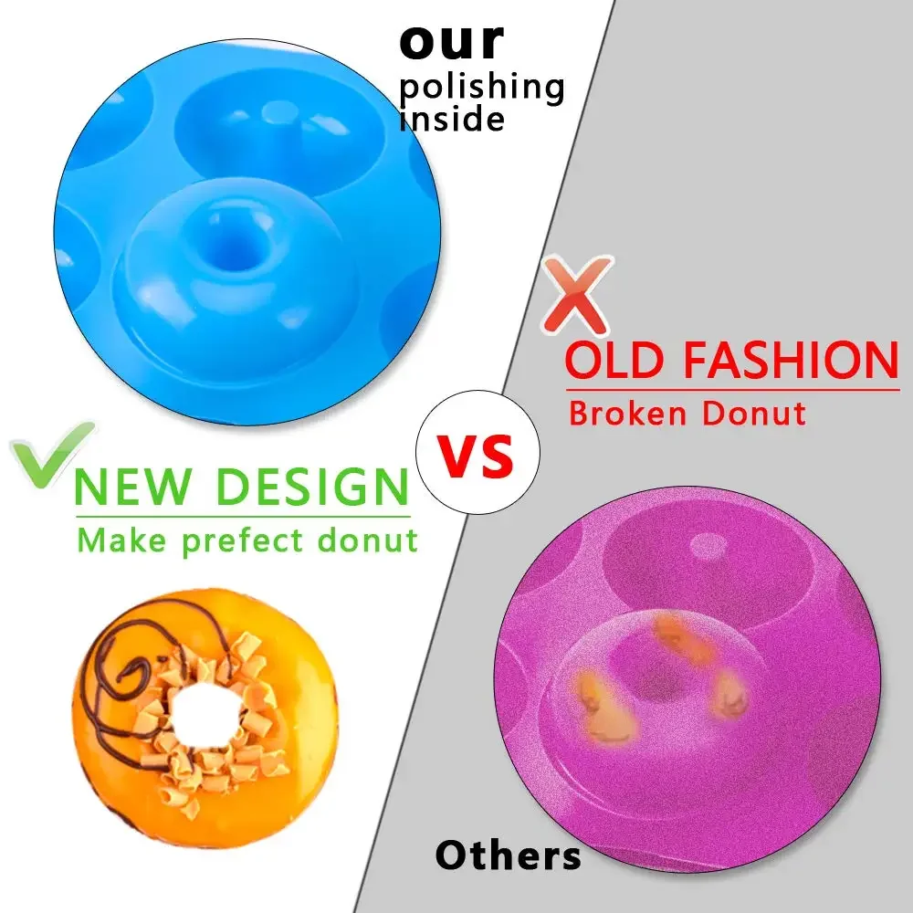 1/2 szt. Silikonowe muffinki f – Donut Mold Silicone recenzja i cena