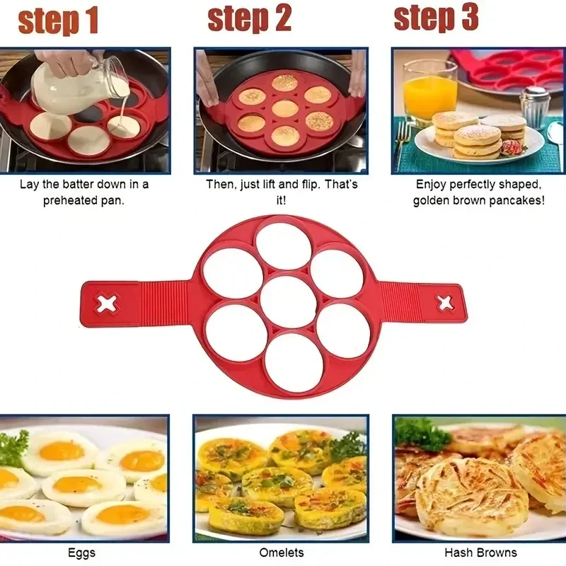 Silikonowa okrągła patelnia z  – Egg Waffle Pan recenzja i cena