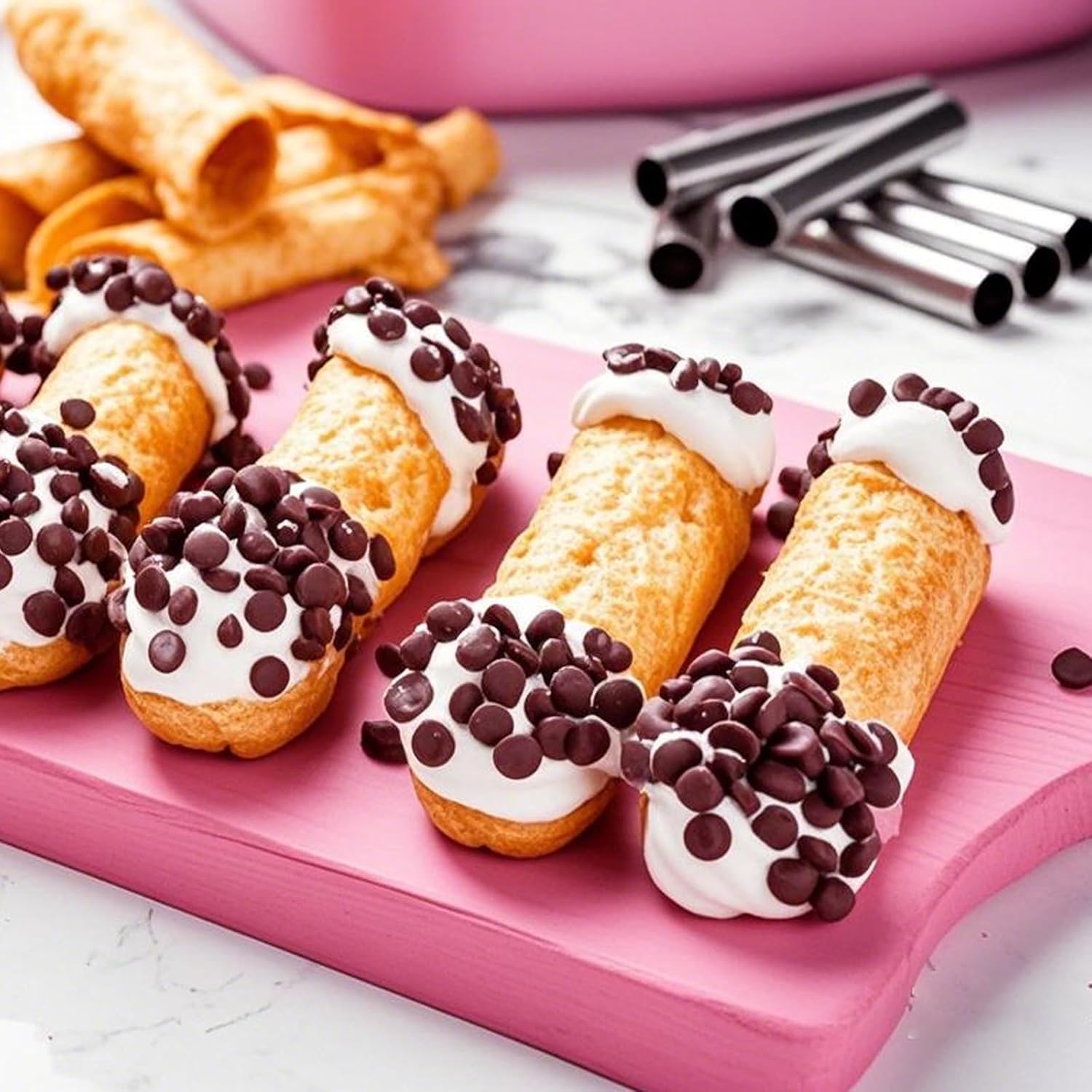 10/20 szt. foremek do cannoli, – Danish Pancake Pan recenzja i cena