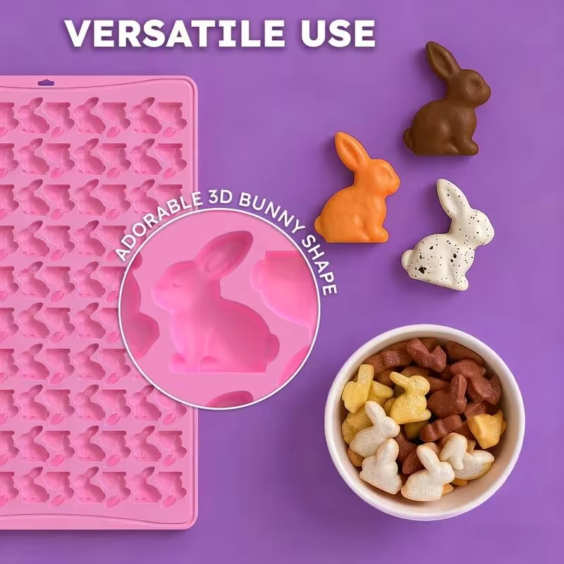 Forma silikonowa na żelki w ks – Bunny Cake Mold recenzja i cena
