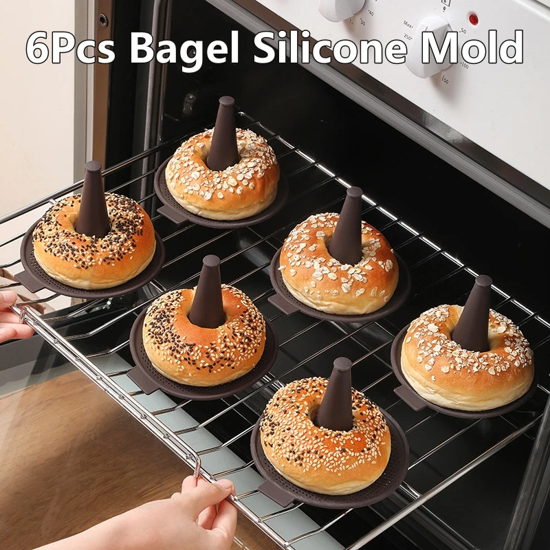 6 sztuk narzędzia do bajgów ze – Donut Mold Silicone recenzja i cena