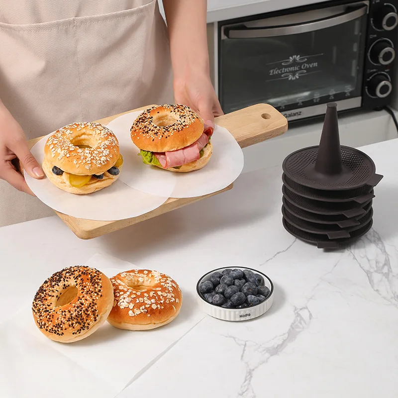 6 sztuk narzędzia do bajgów ze – Donut Mold Silicone recenzja i cena