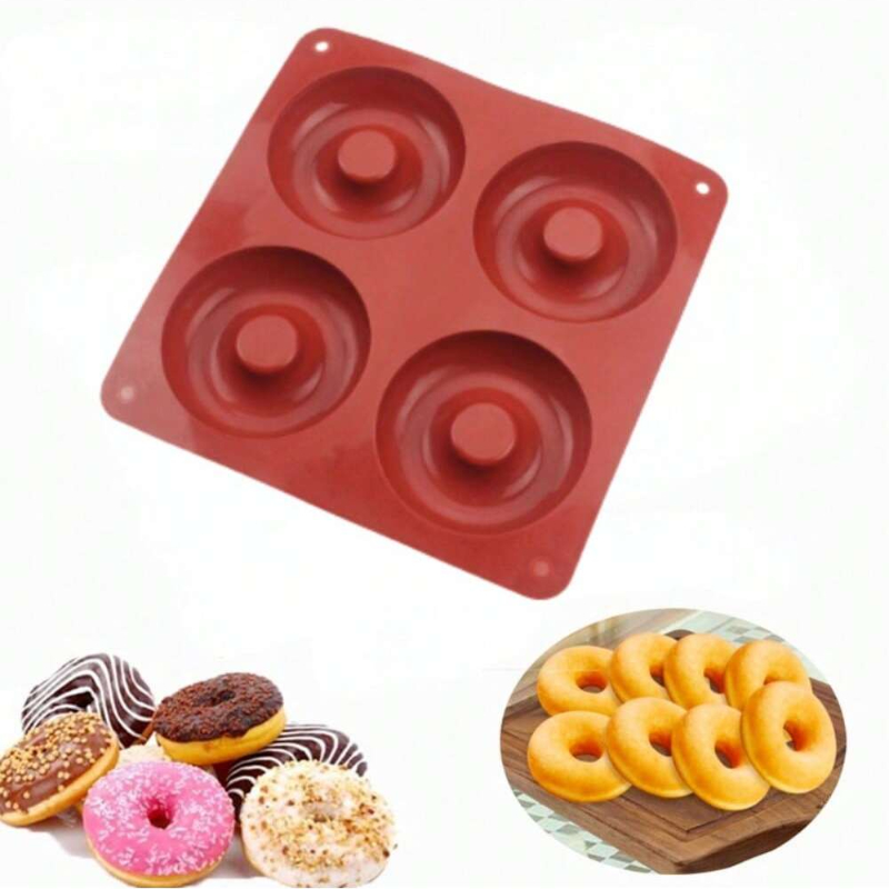 1PC 4 otwory Silikonowa forma  – Donut Mold Silicone recenzja i cena
