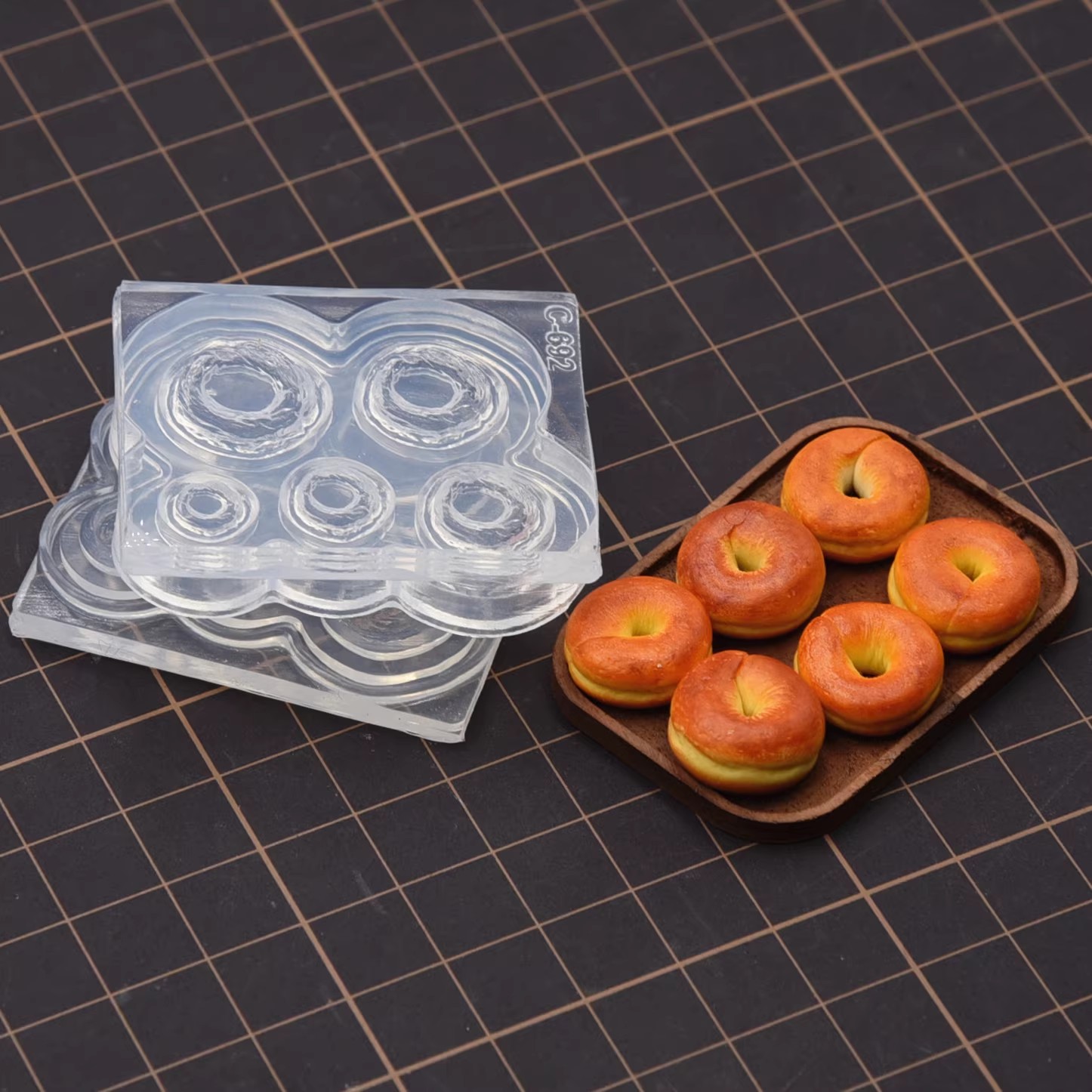 Forma silikonowa do modeliny,  – Donut Mold Silicone recenzja i cena