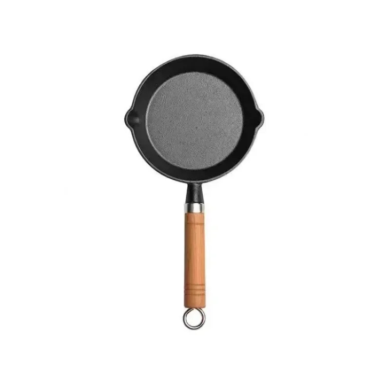 Patelnia żeliwna 20 cm z drewn – Egg Waffle Pan recenzja i cena